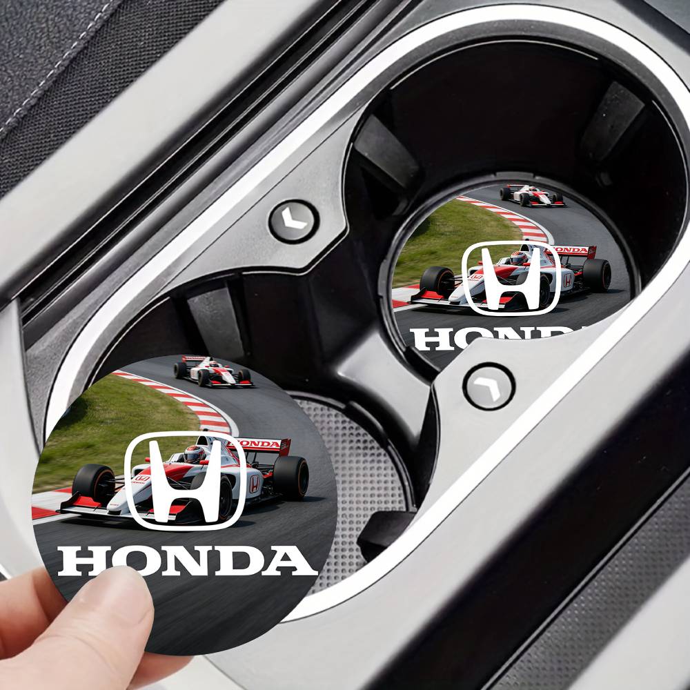For Honda New Car Cup Holder Anti-Slip Silicone 7cm Insert Coaster Mat Universal Car Accessories Black Fit LG Most Cars