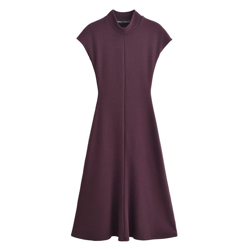 Kaslead New Arrival Women's Clothing Fashion Style Silm Soft Plaid Sleeveless Drop Shoulder Dress 5584174