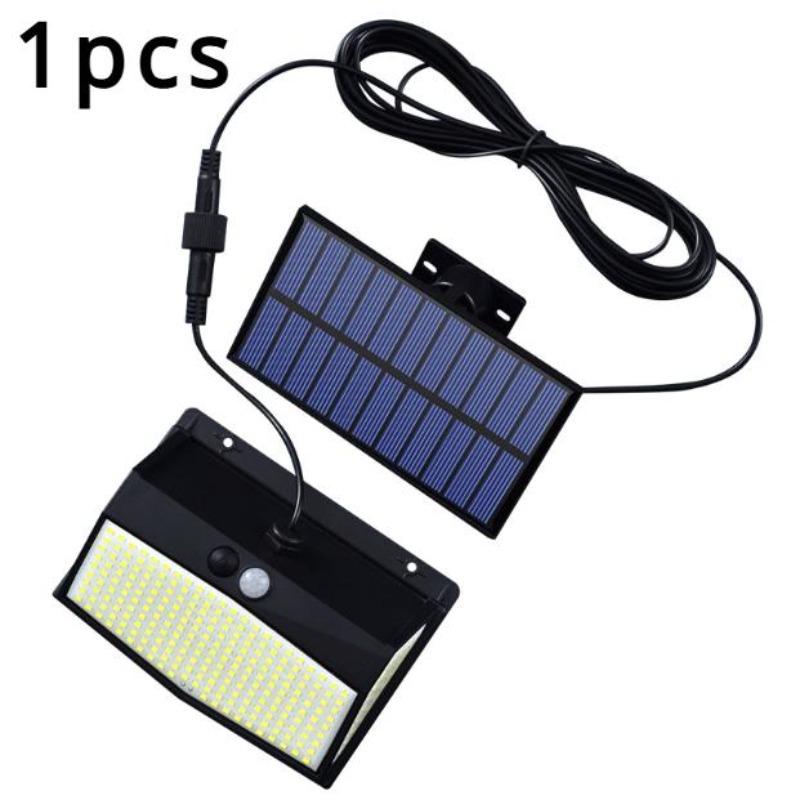 5000LM 468 LEDs Outdoor Solar Lights Waterproof Motion Sensor Human Induction Solar Spotlight Wall Lamp for Yard Garden 3 Modes