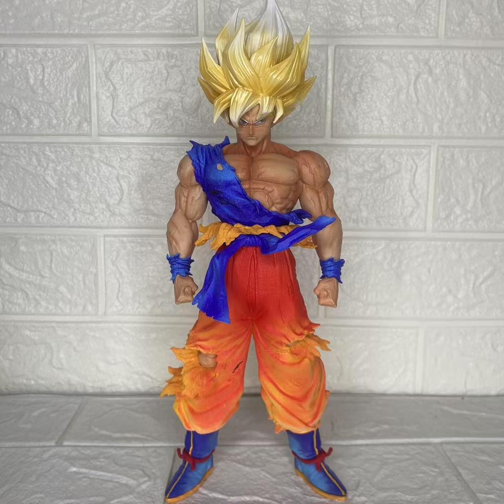 30cm Dragon Ball Anime Super Saiyan Goku Black Hair Figure Scene PVC Collection Children Model Toys Doll Birthday Gift