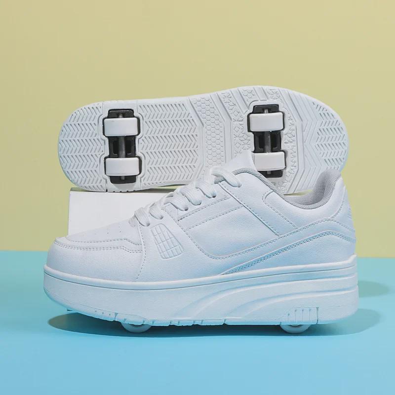 Ultra-Light Unisex Student Running Shoes with Detachable Wheels