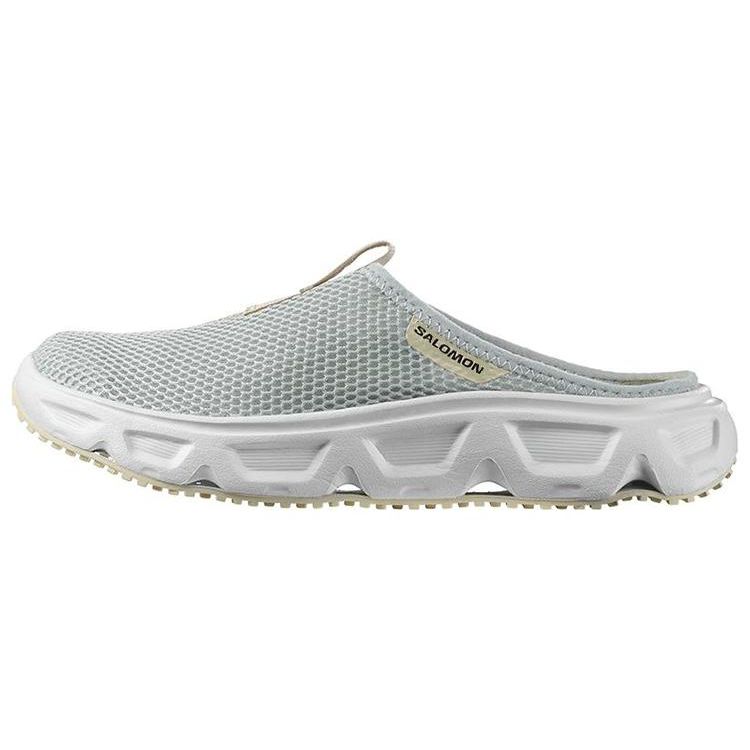 SALOMON Reelax Slide 6.0 Comfortable Rubber Sole Slide Sandals Women Sandals Pearl-Gray Blue 471126