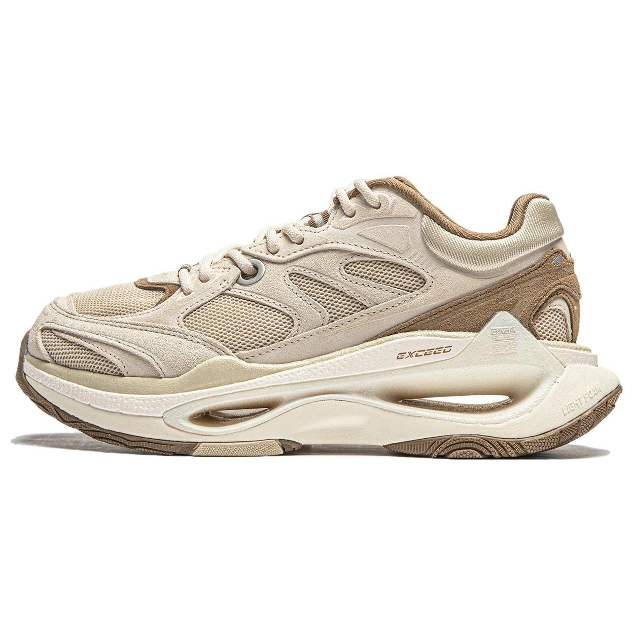 

Li Ning Exceed Infinity Slip Resistant Abrasion Resistant Low top Casual Shoes Women s Light Umber AZGT004-6 37