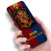 Hiszpania Flagi Narodowe Czarne Etui na Telefon Dla Huawei P10 P20 P30 P40 Lite P50 P60 Art P50E P Smart Z 2018 2020 2021 Pro 2019