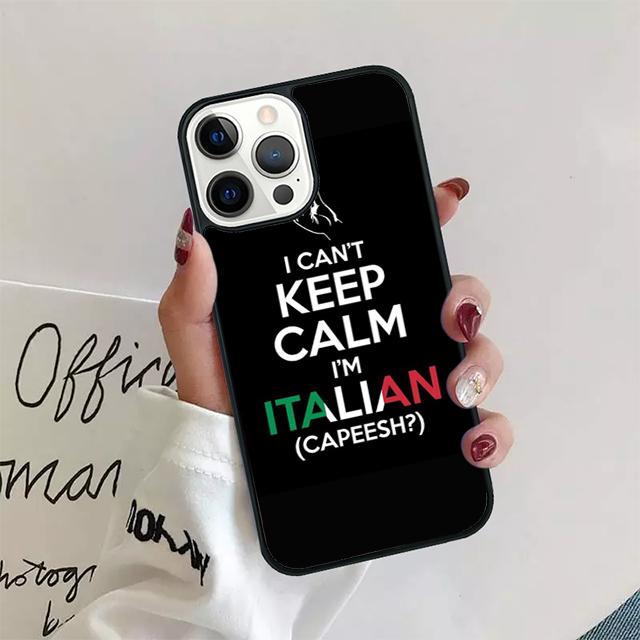 Italien Italia Nationalflagge Handyhülle Cover Für iPhone 17 Air 15 16 14 13 12 Pro Max 11 Pro Max Plus Hülle Schale