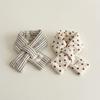 Striped Plaid Cross Wrap Scarf 3 Colors Children Scarf Cute Baby Neckerchief  Baby Girls