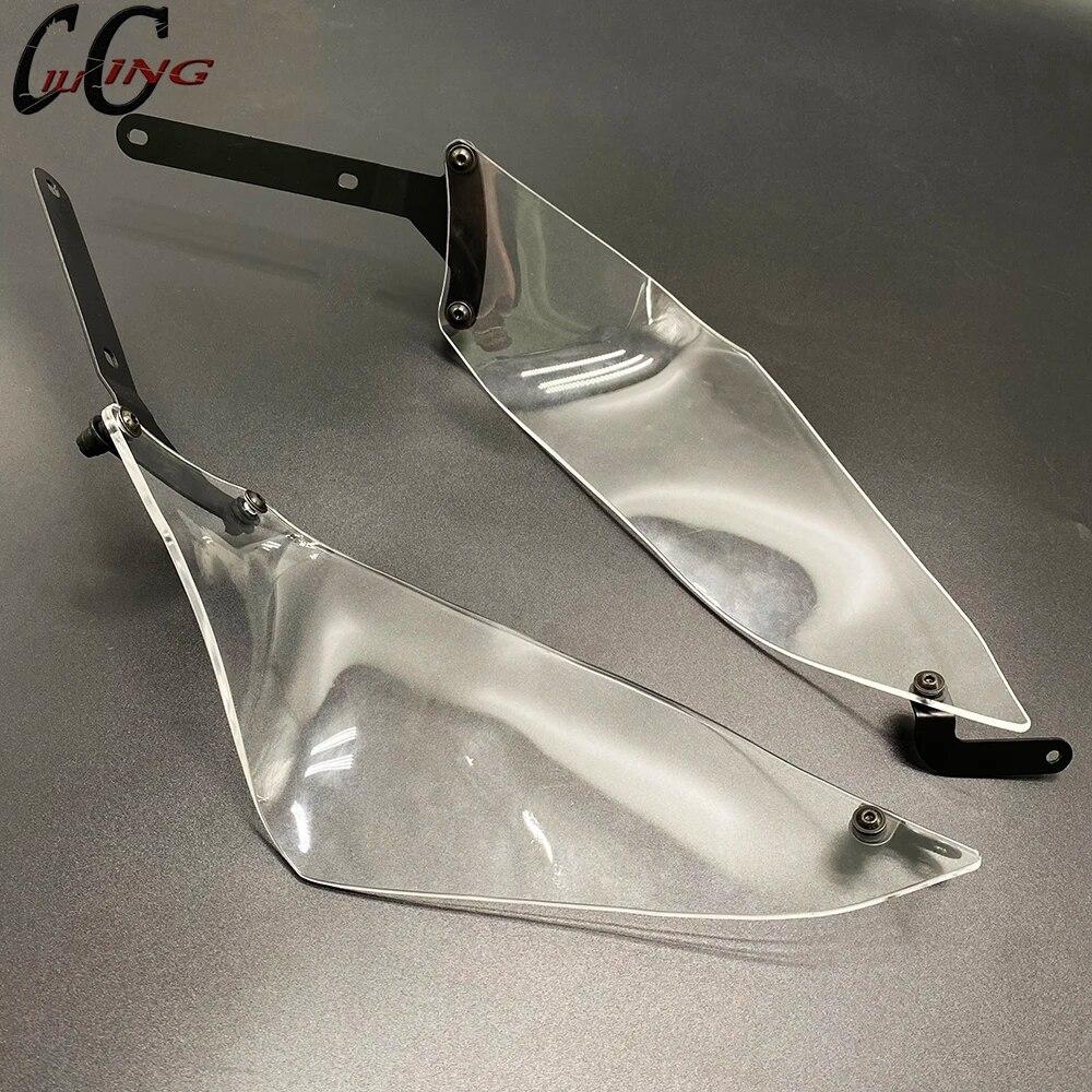 Motorradzubehör Spoiler für Ducati Desert X 2022 Desert X 2023 Seitendeflektor Schwarz Luftgrau