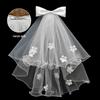 Fairy Forest Style Bow Hair Clip for Brides