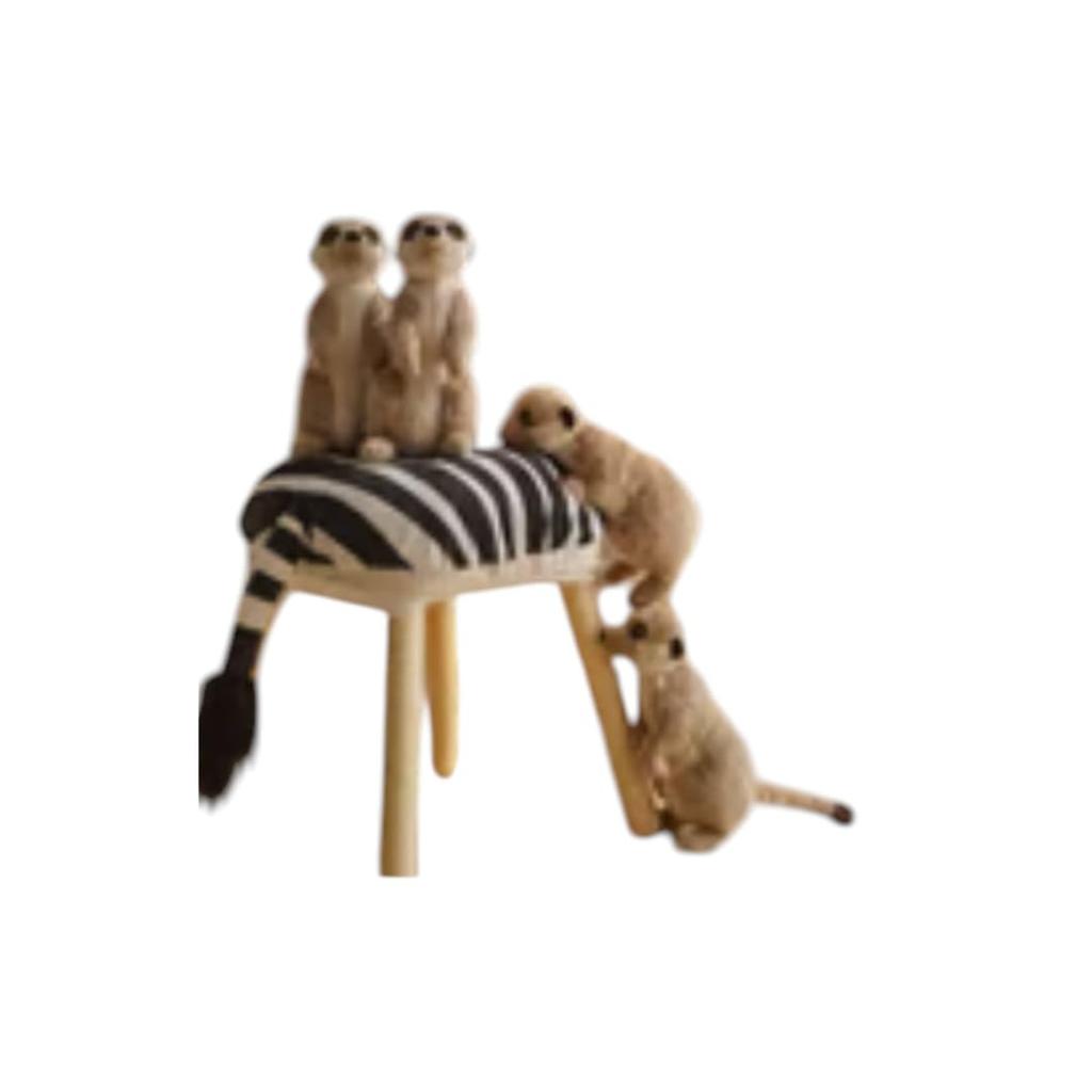 Adorable Savannah Friends Meerkat Plush Toy, 20cm  Soft, Beige, Hugable, Washable, Safety Tested, Kids Gift (1)