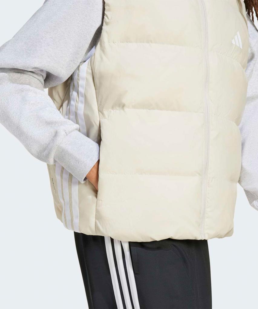 Adidas Climawarm 3-Stripe Puffer Down Vest - Ivory / Jm4079