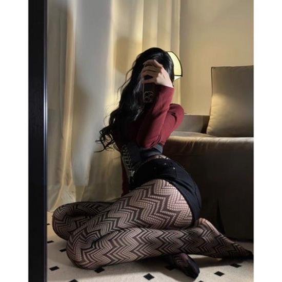 Spicy Y2K Cutout Lace Fishnet Stockings - Spring/Summer