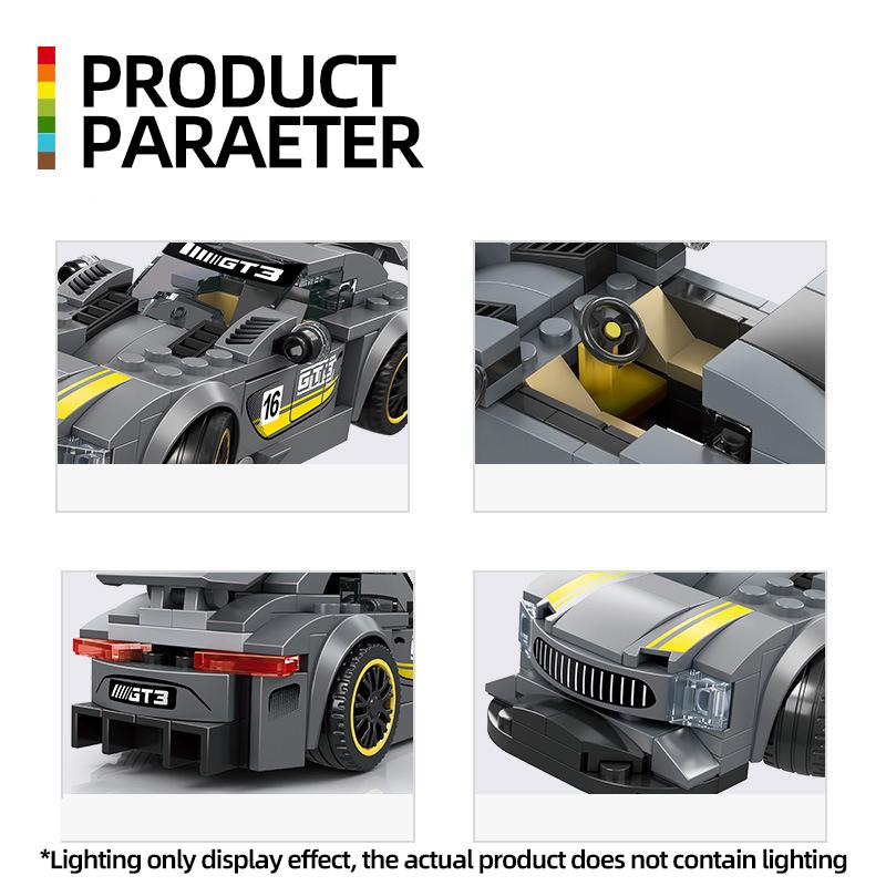 WANGE Speed Champions Supercar Klocki Budowlane Technika Miejska Model Samochodu Wyścigowego Pojazdy Sportowe Zabawka Samochodowa Prezent Urodzinowy dla Dzieci Nr 2870