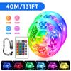 40M 5V USB RGB Led Strip TV Backlight, Music Sync APP Color Changing, Cuttcable LED Lights for Room Home Party Bedroom Decor