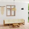 Day and Night - Day and Night 5-piece Garden Furniture Set and Solid Pine Wood Cushions