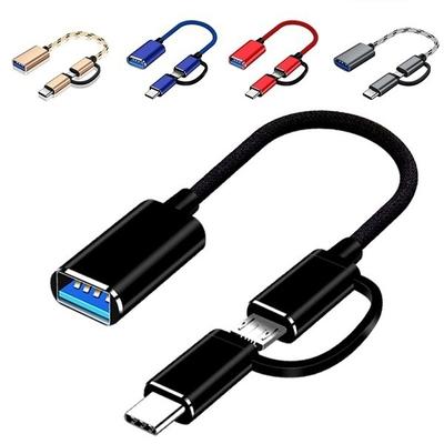 1 Pcs Adapter Cable USB Female To Micro USB Male Converter Adapter LM