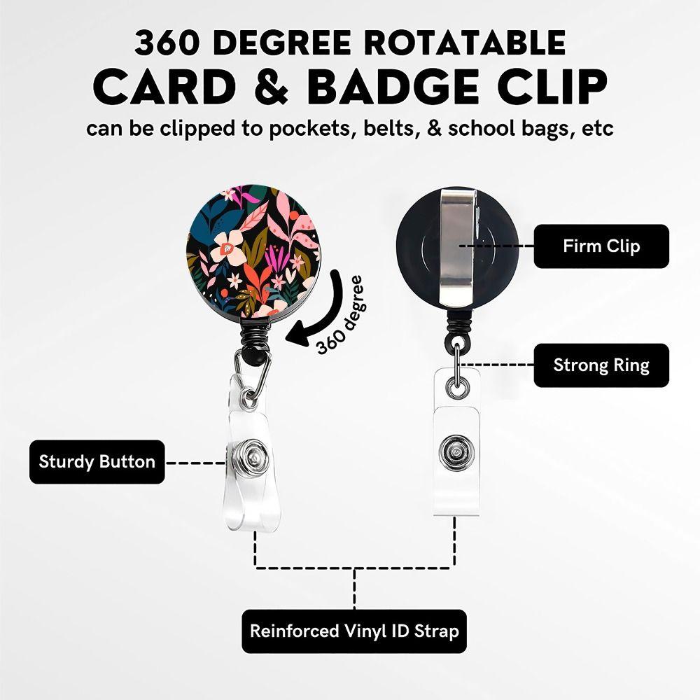 Necklace Strap Working Cards Holder Retractable Badge Card Case  Card Protector