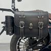 Zongshen Yomi YOMI ZS125-5A Modified Bumper Guard Bar with Folding Backrest, Rear Rack, and Side Bag/Box