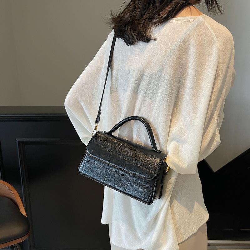 Premium sense small bag women 2025 new trendy versatile shoulder messenger bag popular retro autumn and winter portable small square bag