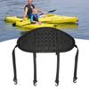 EVA Polstret Kajakk Ryggstøtte Ergonomisk Justerbar Stropp Høy Densitet Universell Kanopadling Kajakkpadling Rafting Båt Ryggstøttepute