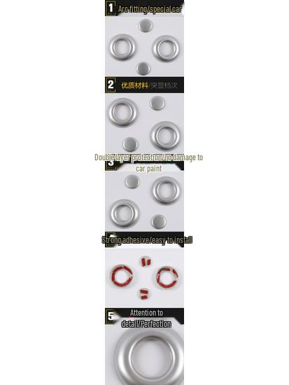 E-Class Seat Headrest Adjustment Switch Decorative Frame, 17 Model