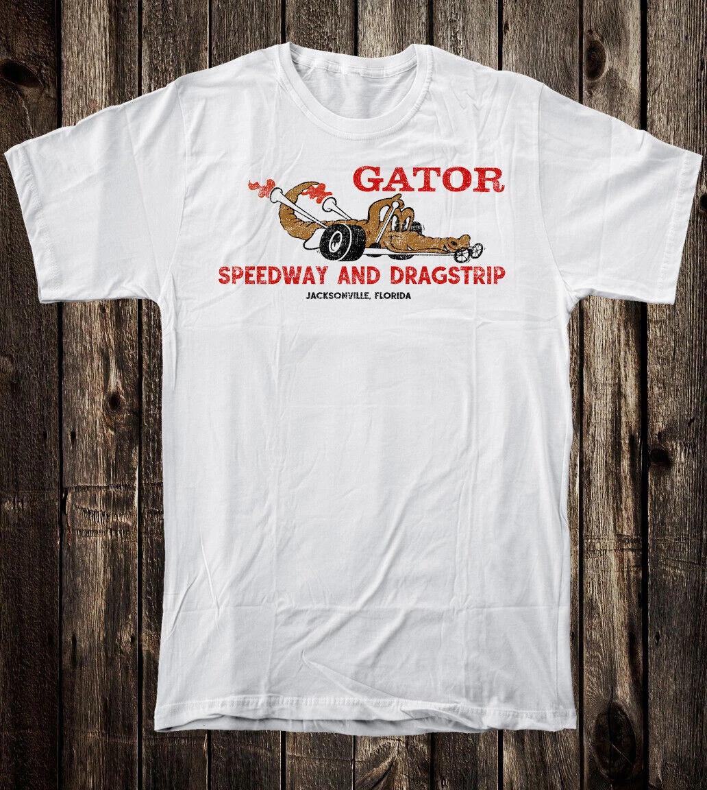 Hot Rod Tee T Shirt Drag Race Racing Gator Speedway Dragstrip Jacksonville FL S
