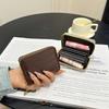Women’s Zipper Short Wallet Crocodile Embossed PU Leather Large Capacity Card Holder Coin Purse Zip Around Wallet