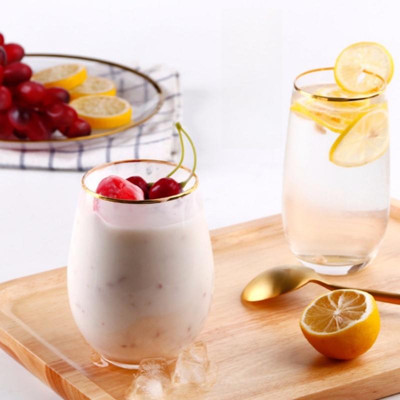 2pcs Whiskey Glass Clear Whiskey Bar Cocktail Glasses Drinking Glasses Scotch Liquor Barware Beer Milk Shake Juice Latte Cup