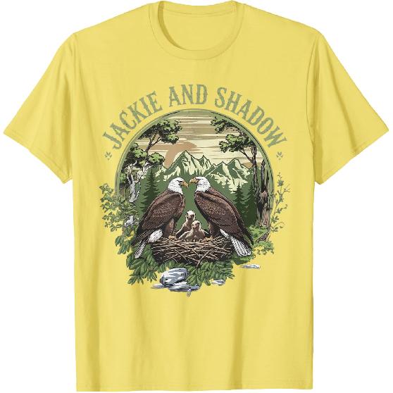 Vintage Jackie and Shadow Bald Eagle Family Nature Lovers T-Shirt