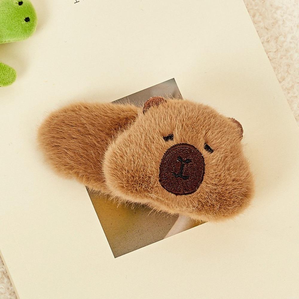 Turtle Capybara Shark Clip Plush Large Intestine Hair Rope Large Hair Loop  Daily