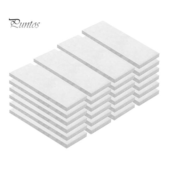 

5/24 шт. керамические фитили из ваты для настольного костра, термостойкие, безопасные в использовании, долговечные, самодельные стержни из губчатого хлопка для настольного костра 24PCS