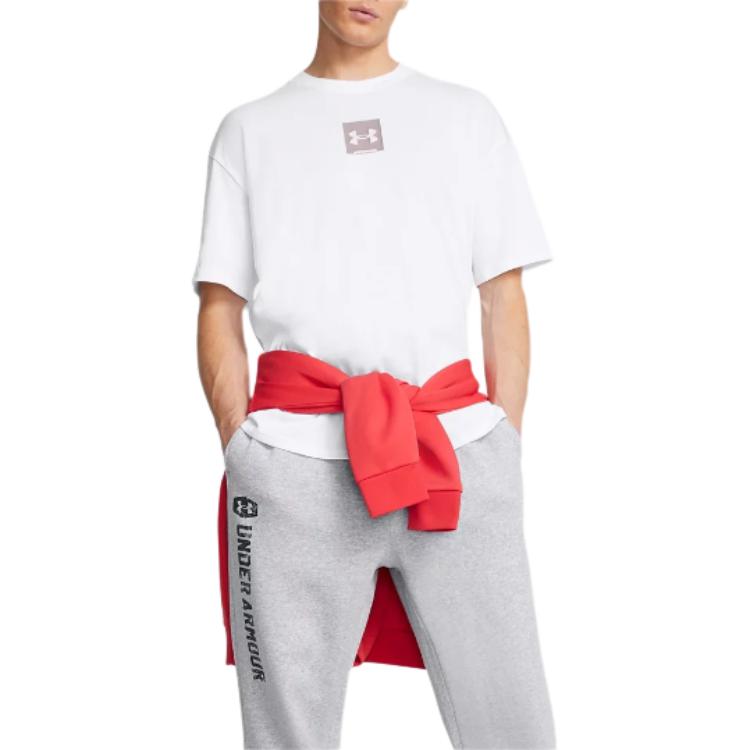 Under Armour SM BOX T Shirt Men's White 1386803-100