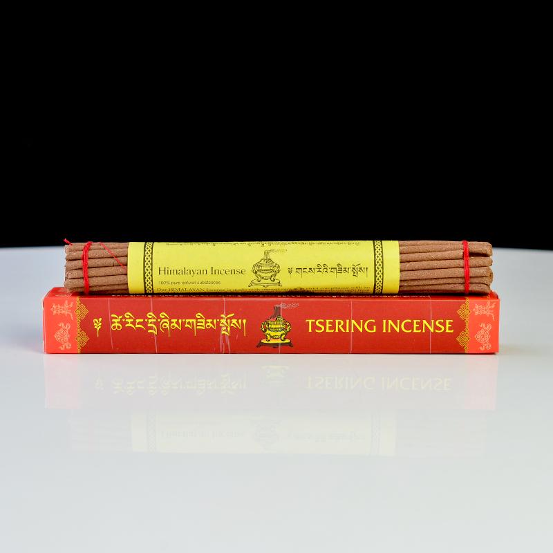

Natural Handmade Plant Stick Incense Nepal Himalayan Tsering Tibetan Incense Home Worship Buddha To Purify The Air Joss Stick Red box packaging