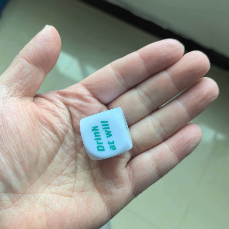 Funny Drinking Dice Roll Decider For Adult Teens Birthday Bachelor Party and Bar KTV Family Friends Gathering Supplies Gift