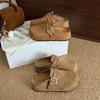 Plateau-Sohlen Boken Schuhe Tasche Kopf Halbschuhe Damen Oberbekleidung 2025 neu Sommer und Herbst Retro Ein-Pedal Innenhöhe erhöhen Boken