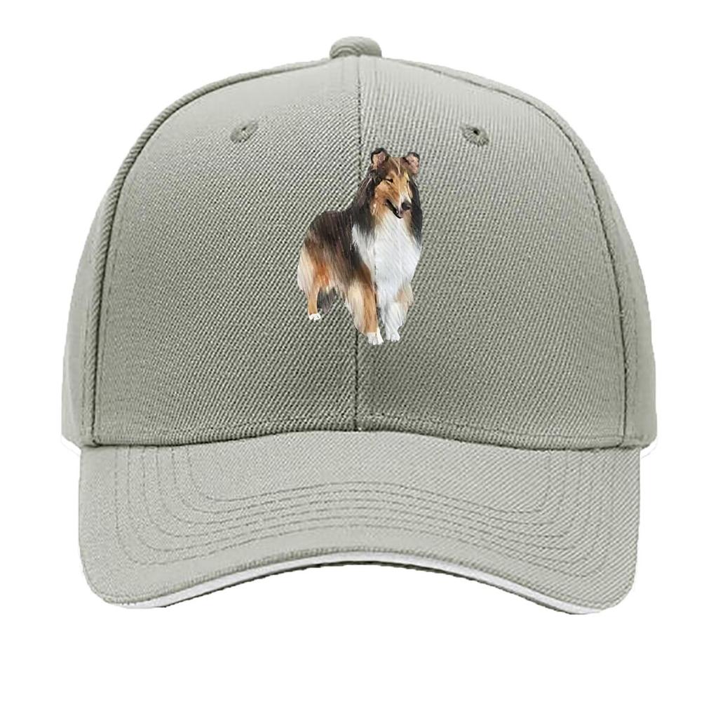 Collie Charm Dog Grace Hip Hop hat Fashion Outdoor Sports Sandwich Baseball Cap