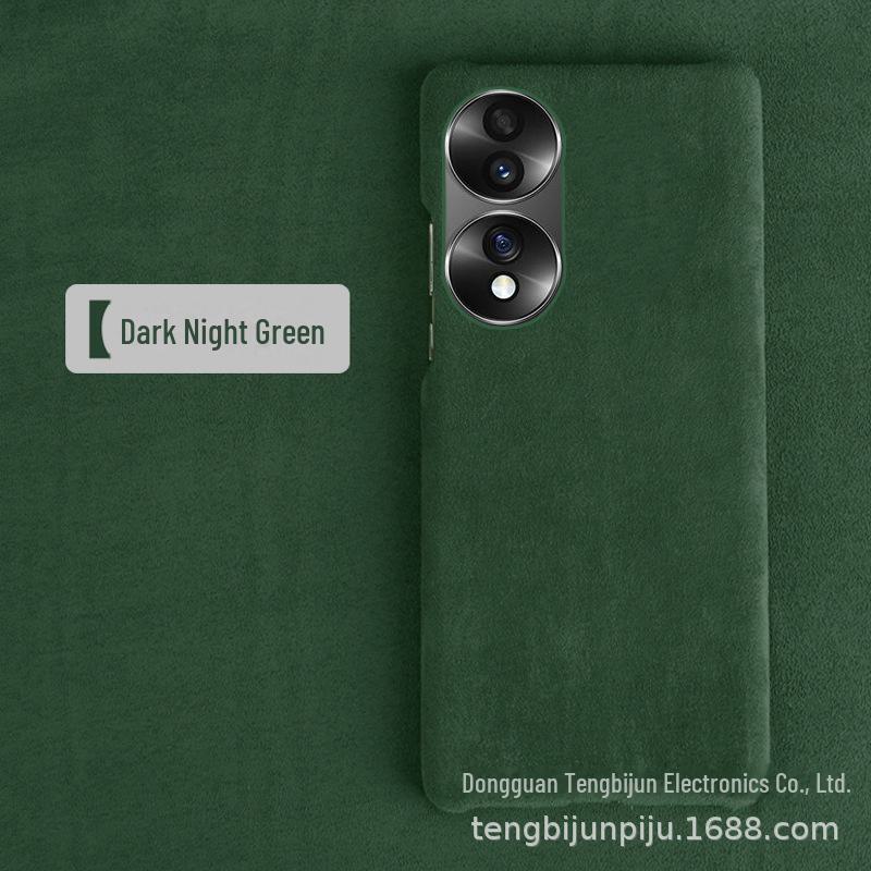 Genuine Leather Full-Cover Anti-Fall Case for OPPO Find X6/X5 Pro Suede Protective Case