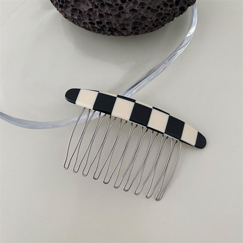 Malá velikost 7 zubů Vložka na hřeben Spona na vlasy Ženy Styling vlasů Sponky do vlasů Ženy Pokrývky hlavy Šperky Ofina Zlomené hřebínky Spona na vlasy Dívky Dárky