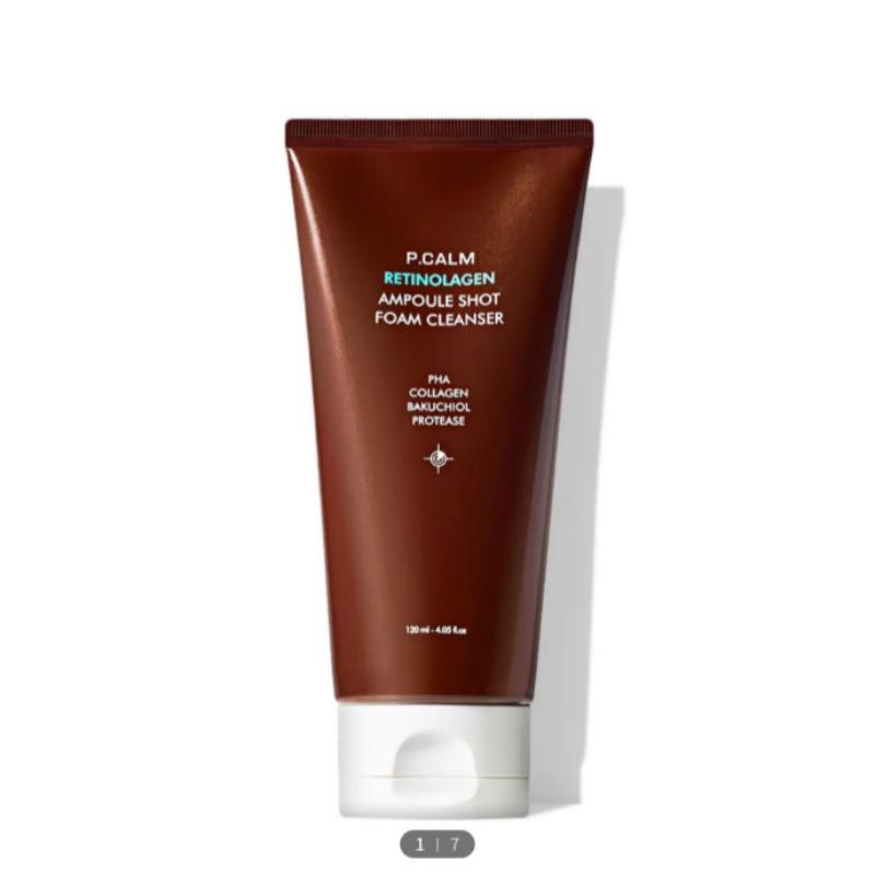 P.CALM Retinolagen Ampoule Shot Foam Cleanser 120ml