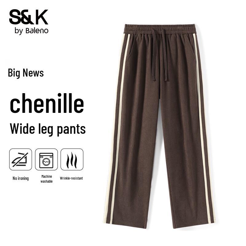 Baleno S&K Series Men's Chenille Straight-Leg Pants