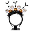 Headdress Halloween Disco Headwear Disco Ball Garland for Stall Market Shining Mirror Ball Halloween Headpiece
