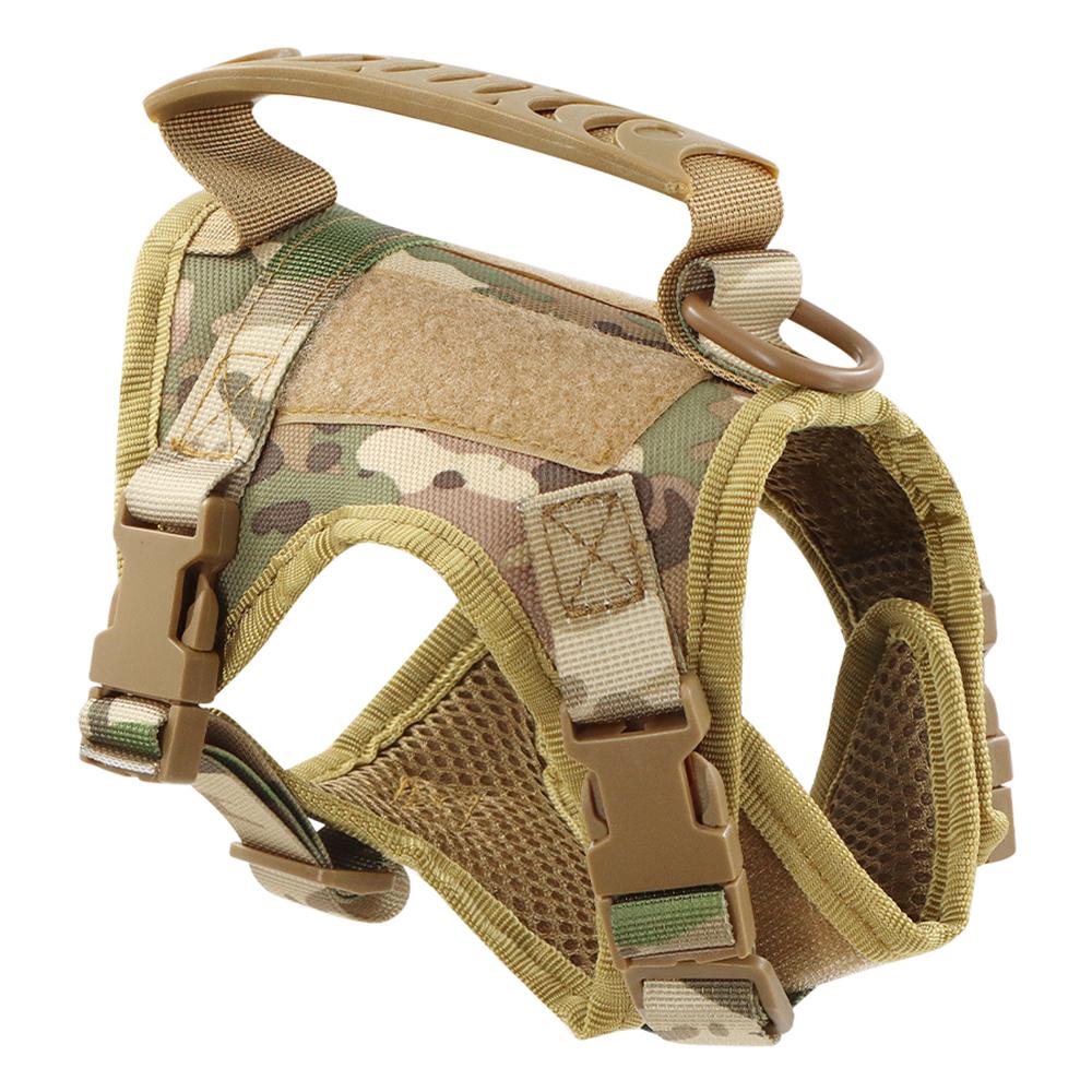 Tactical Cat Harness Adjustable Vest For Military Service Puppy Kitten Small Dogs Harnesses Walking Training Cat Accessories