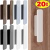 1/20pcs Cabinet Drawer Handle Self-adhesive Door Wardrobe Handle Kitchen Cabinet Window Glass Door Knobs Furniture Hardware Pull