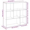 Room Divider Bookshelf Artisan Oak 102x29x103.5 cm