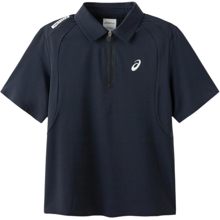 Men's ASICS Unisex T-Shirts Lapel Thin Stretch