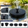 Zonne-aangedreven Fonteinpomp Drijvende Waterfontein met Meerdere Mondstukken voor Buiten Tuin Vijver Zwembad Decoratie