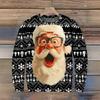 Heren Kerst Trui met Printkraag