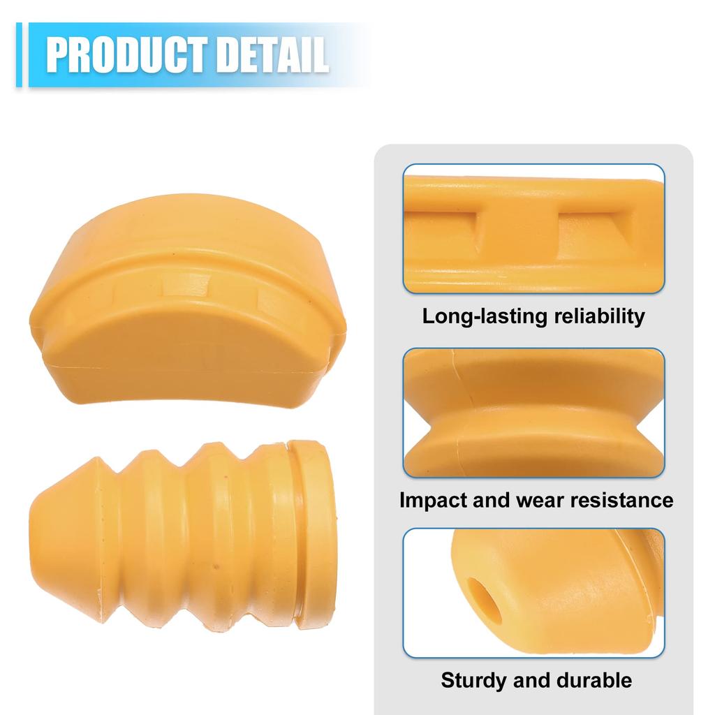 uxcell Car Front Bumper Step Bumper 52088705AB 52088684AB Jeep Compatible with Liberty KJ 2002-2007 4pcs