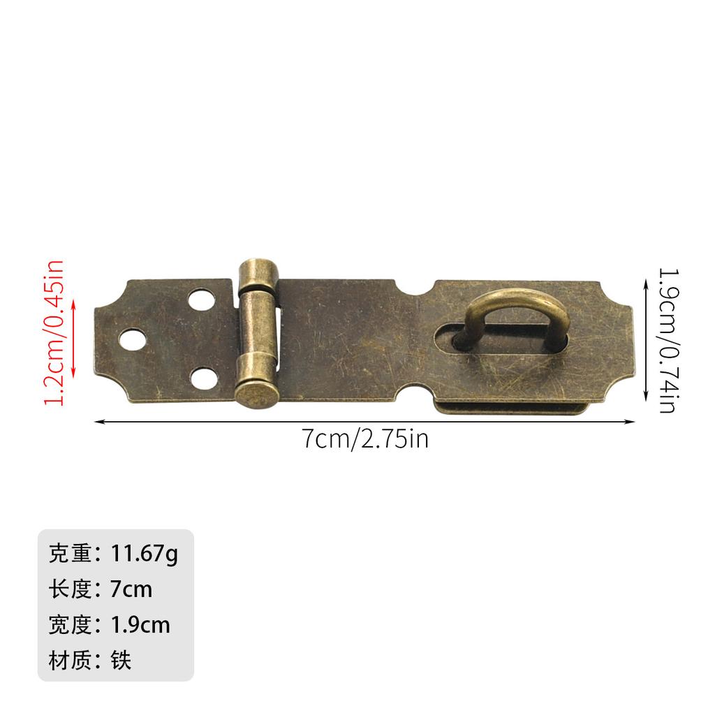 10Pcs Cabinet Box Locks Spring Loaded Latch Catch Toggle Stainless Steel Mini Spring Loaded Buckle Latch For Luggage Wooden Case