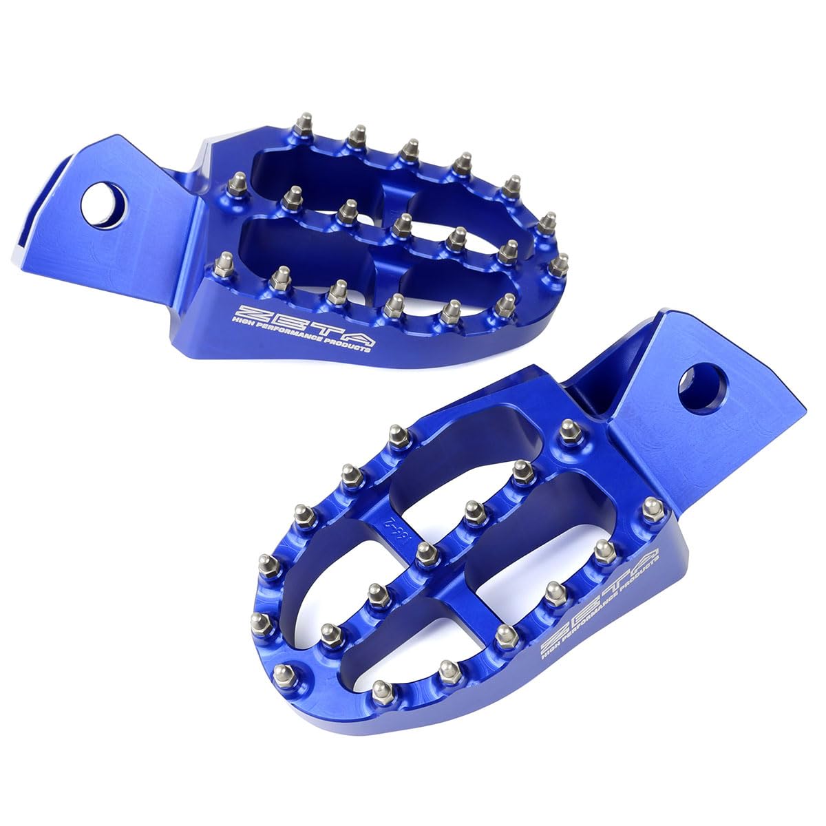 

ZETA RACING Aluminum Footpegs for Aluminum Step Dirtfreak F7001 WR250R/X (2007-2020) - Blue, High-Strength Alloy, Pins, Dress-Up, синий