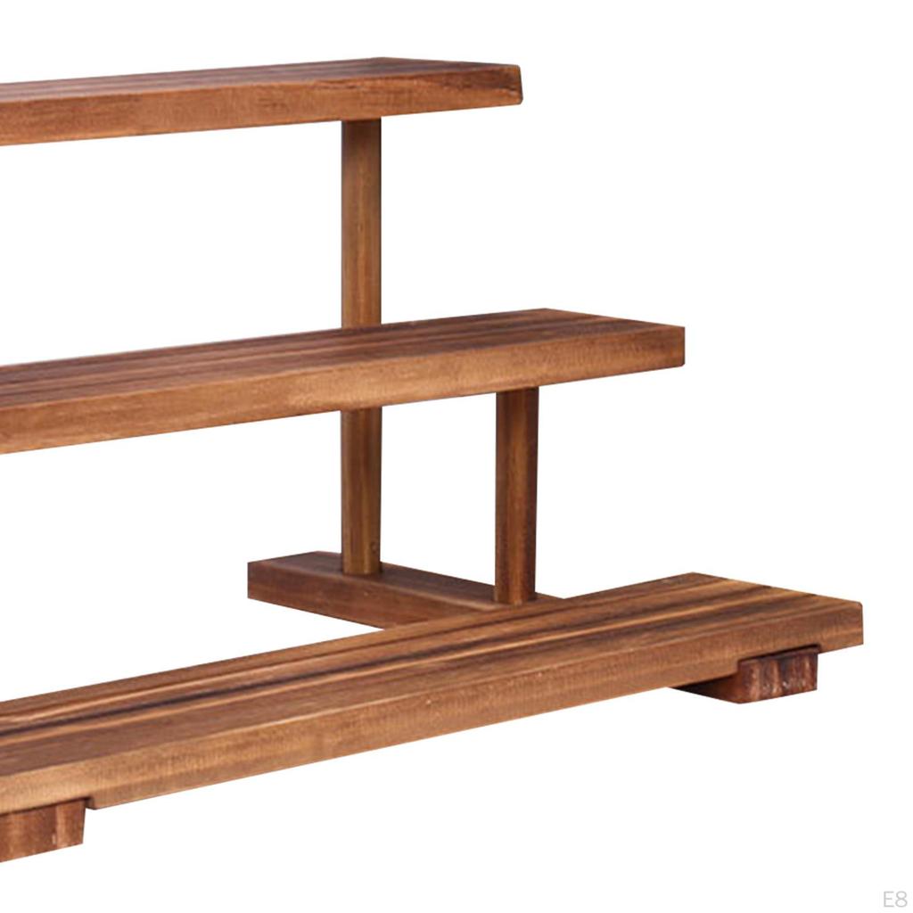 Holz Display Erhöhung Schmuck Organizer Ständer Aufbewahrung Schreibtisch Sammlerstücke Ständer Vitrine